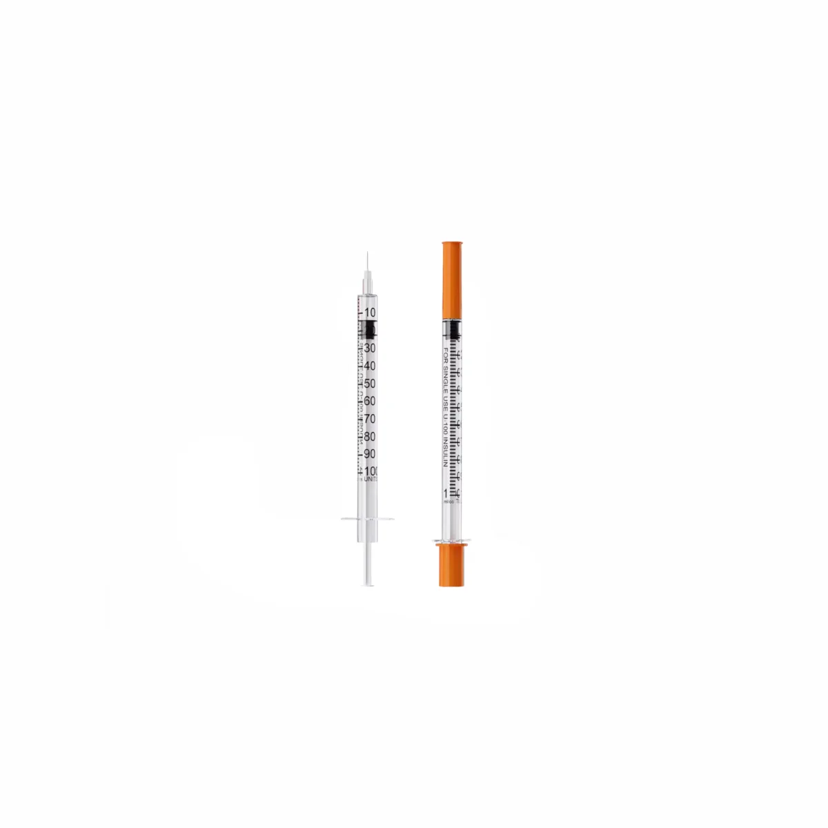 Injection Syringe 1ml/100IU (31G, 8mm), research vial