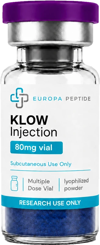 KLOW 80mg – GHK-CU 50mg, TB-500 10mg, BPC-157 10mg, KPV 10mg, research vial